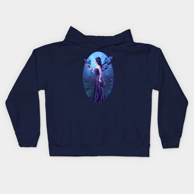 Iridescent Fairy & Dragon Kids Hoodie by silverstars